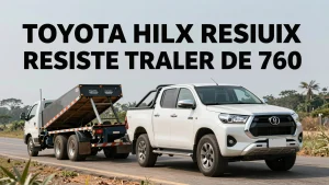Toyota Hilux resiste trailer de 760 kg que despencou 9 metros: veja os detalhes do teste de resistência