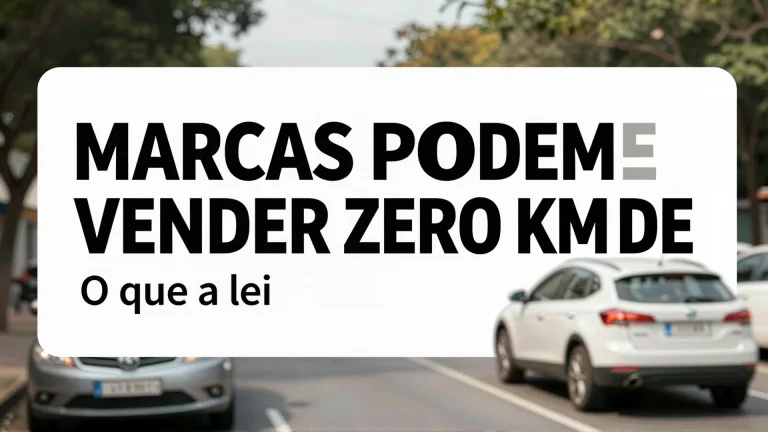 Marcas podem vender zero km de modelos antigos? O que a lei diz sobre estoques com mais de dois anos