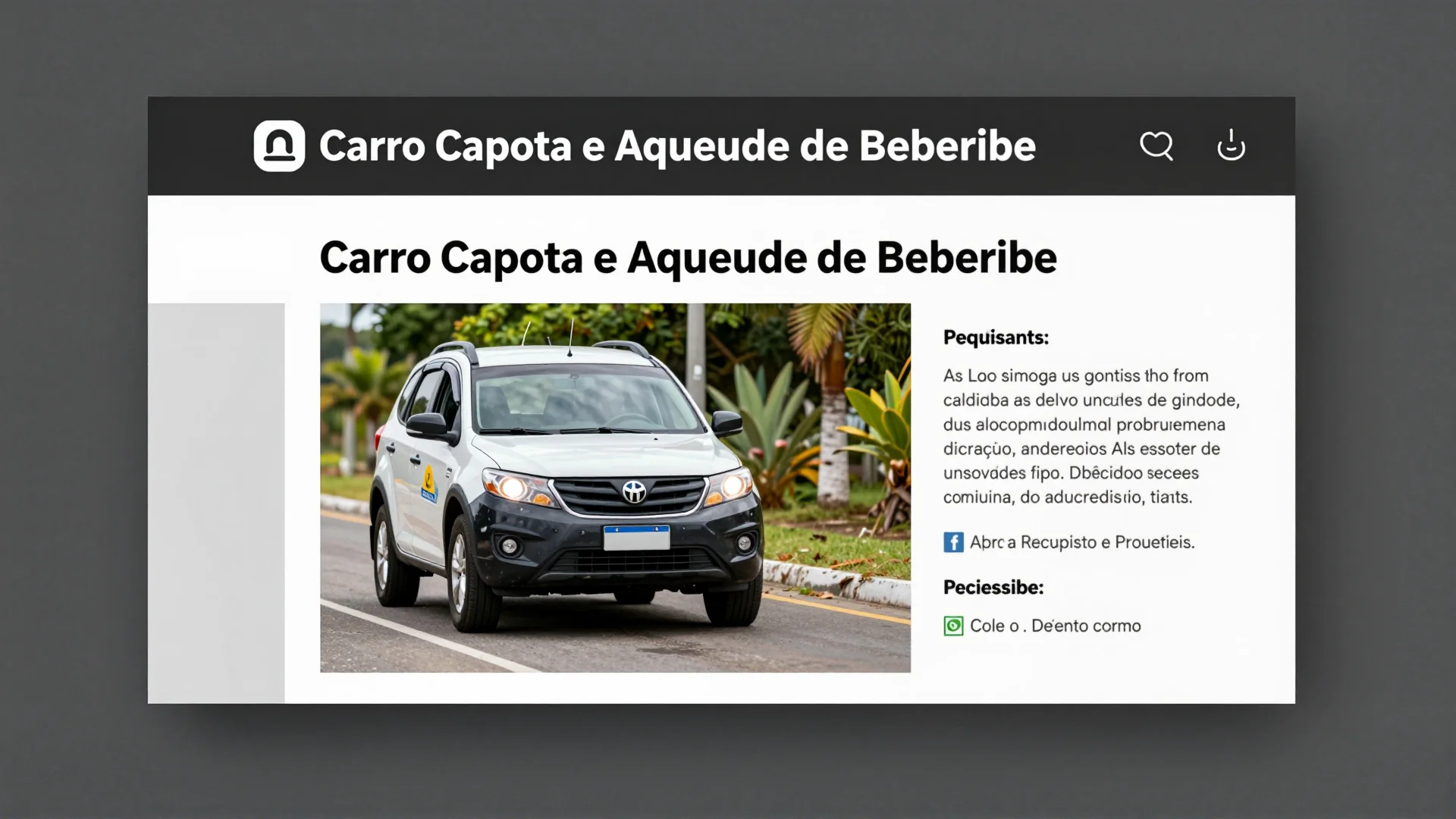 Carro Capota e Aqueude de Beberibe: O que o acidente revela sobre segurança automotiva no Brasil