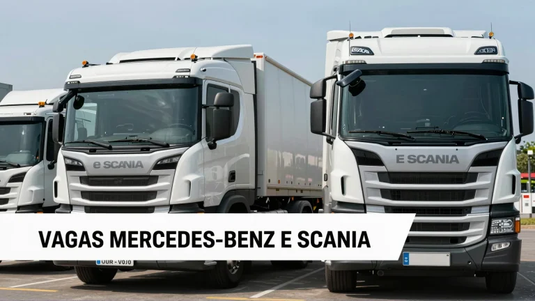Vagas Mercedes-Benz e Scania: Veja as Oportunidades no Grupo