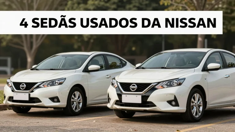 4 Sedãs Usados da Nissan: Análise Completa para Quem Busca Custo-Benefício