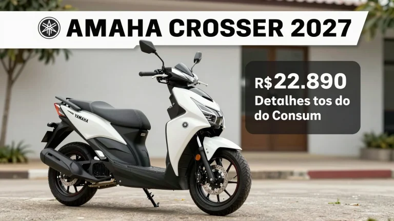 Yamaha Crosser 2027: Preço de R$ 22.890 e Detalhes do Consumo na Cidade