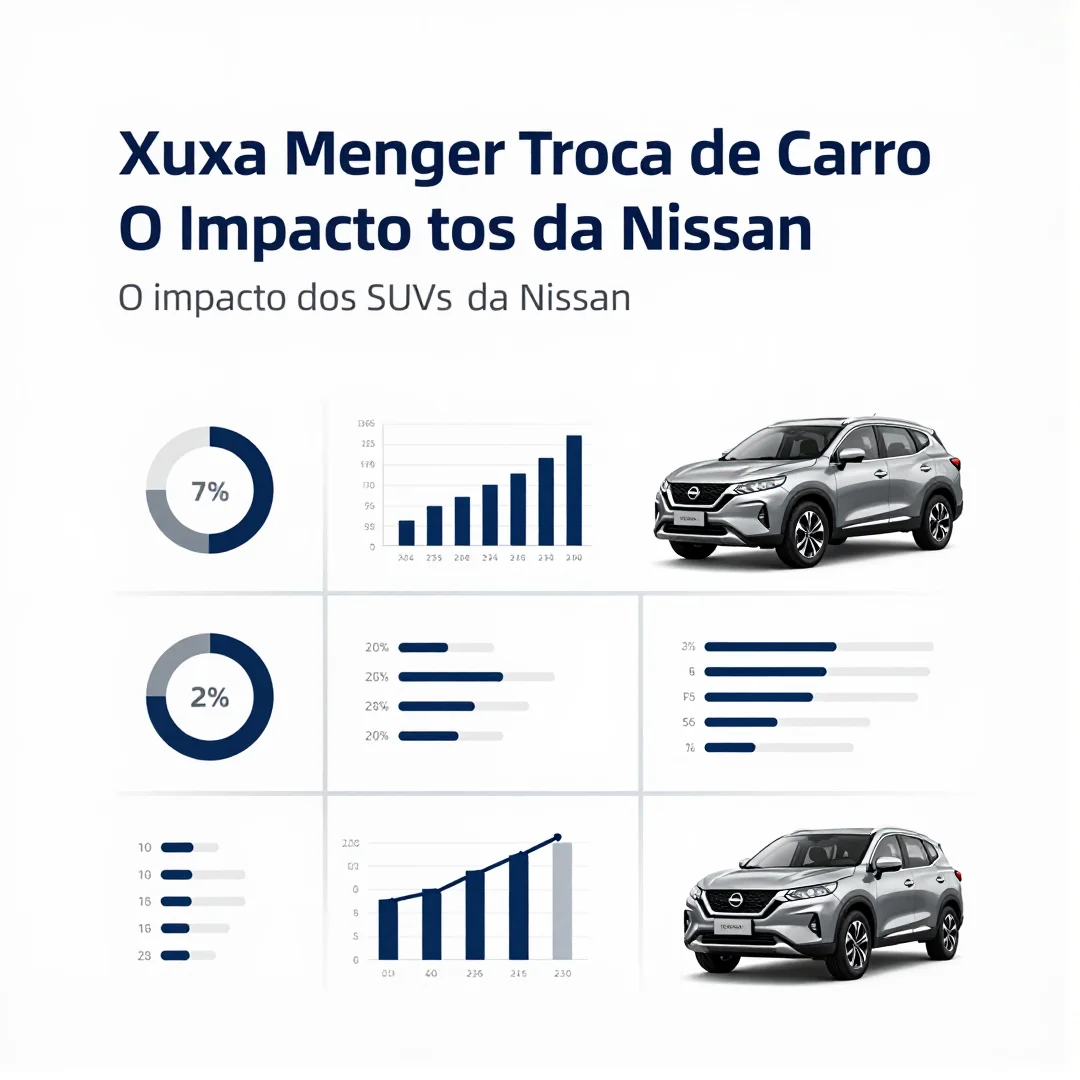 Infográfico - Xuxa Menger Troca de Carro: O Impacto dos SUVs da Nissan no Brasil