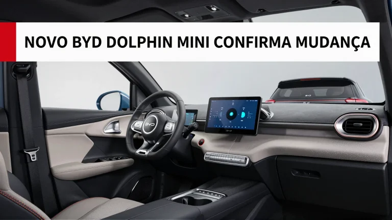 Novo BYD Dolphin Mini confirma mudança polêmica na cabine