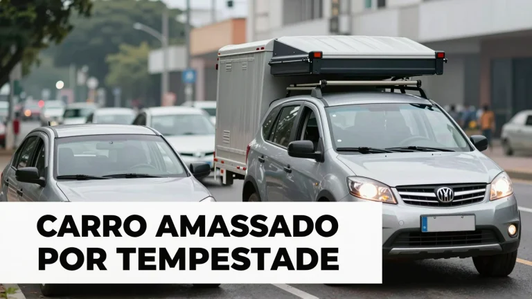 Carro amassado por tempestade? Descubra se o seguro cobre granizo e como acionar