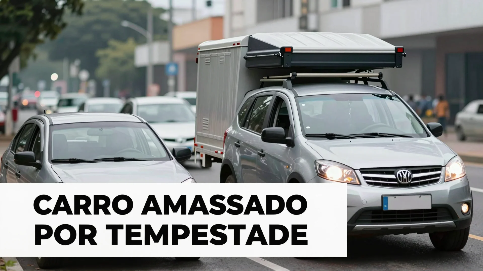 Carro amassado por tempestade? Descubra se o seguro cobre granizo e como acionar