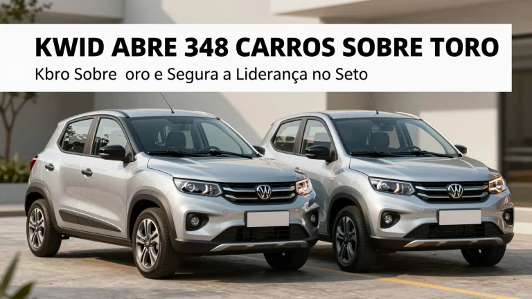 Kwid Abre 348 Carros Sobre Toro e Segura a Liderança no Setor de Compactos em Setembro
