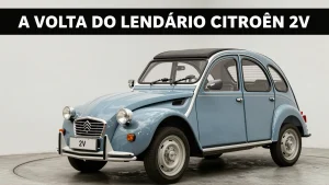 A Volta do Lendário Citroën 2CV como Elétrico no Brasil