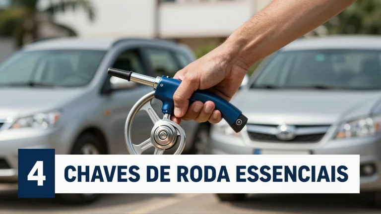 4 Chaves de Roda Essenciais: Como Usar para Segurança na Troca de Pneu