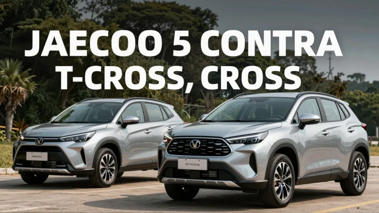 Jaecoo 5 contra T-Cross, Yaris Cross e Omoda 5: quem vence no embate dos SUVs compactos?