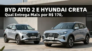 BYD Atto 2 e Hyundai Creta: Qual SUV Entrega Mais por R$ 170 Mil no Brasil?
