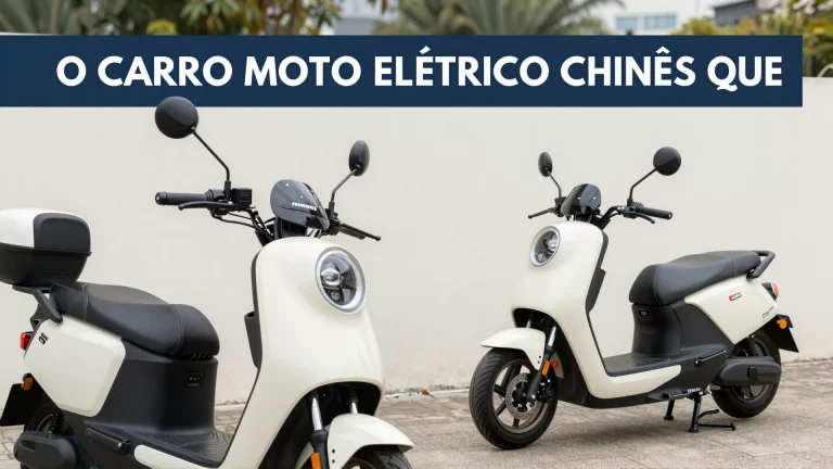 O carro moto elétrico chinês que virou febre no Brasil e como ele se compara aos concorrentes