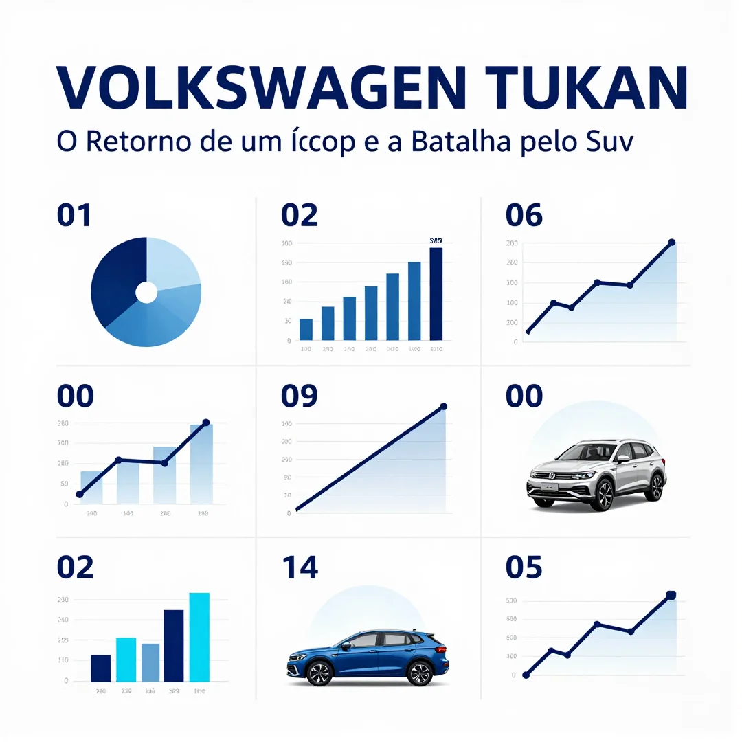 Infográfico - Volkswagen Tukan: O Retorno de um Ícone e a Batalha pelo Suv Compacto