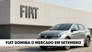 Fiat domina o mercado em setembro e desafia os gigantes chineses